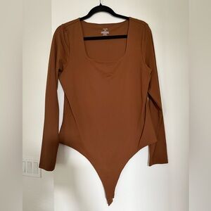 Nuuds Long Sleeve Square Neck Bodysuit